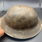 Original WW2 South African Army Mk2 Brodie Helmet - British Style Combat Helmet - The Militaria Shop