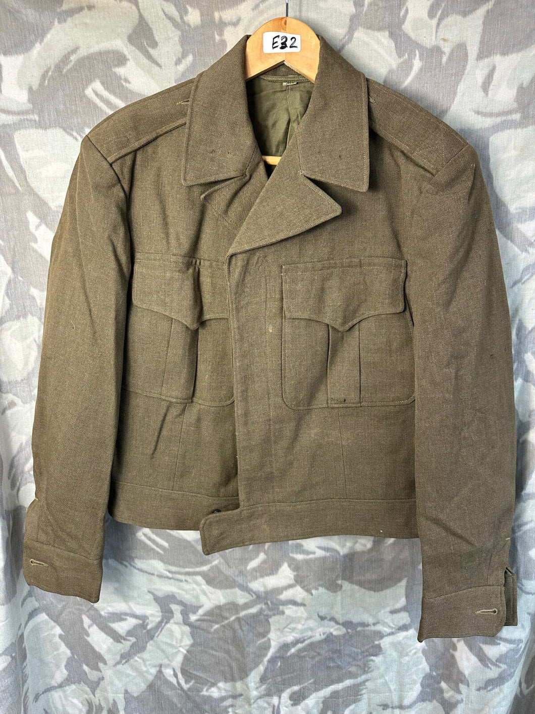 Original US Army Jacket OD Ike Jacket WW2 - Vietnam Pattern 38