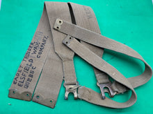 Charger l&#39;image dans la galerie, Original WW2 British Army 37 Pattern L Straps -  M.E.Co - 1943 Dated
