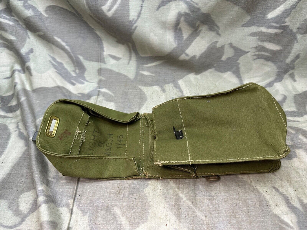 Original WW2 British Army Assault Gas Mask Bag