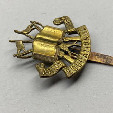 Load image into Gallery viewer, WW1 / WW2 British Army EDUCATION CORPS Brass Cap Badge.
