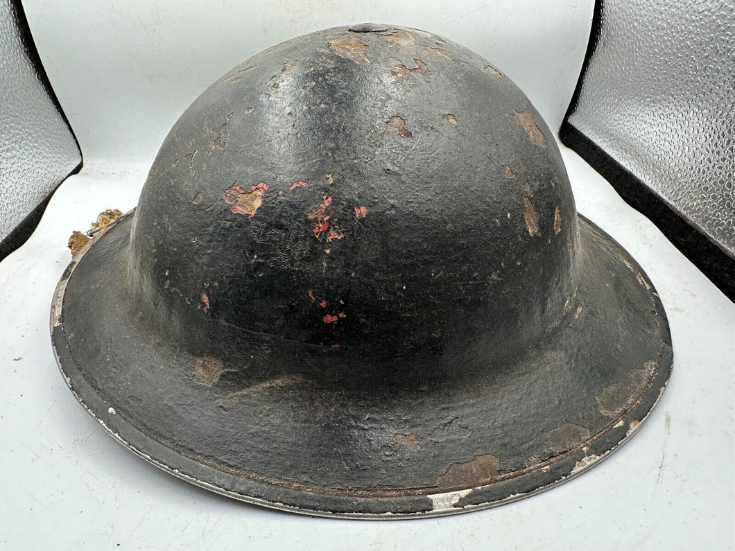 Original WW2 British Style South African Mk2 Army Combat Helmet & Liner