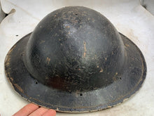 Load image into Gallery viewer, Original WW2 Combat Helmet - British / South African Army Mk2 Brodie Helmet
