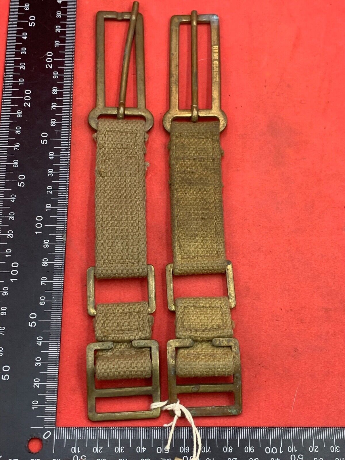 Ww2 Rasc Webbing Webbing WW2 British Army Original 1942 Dated RAF 1937 Pattern Webbing ...