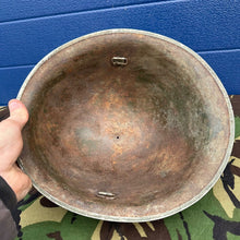 Load image into Gallery viewer, WW2 Canadian Army Mk3 Turtle Helmet - Original Helmet Shell - High Rivet
