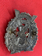 Load image into Gallery viewer, Original WW1 / WW2 British Army London Scottish Cap Badge
