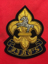 Load image into Gallery viewer, British Army Bullion Embroidered Blazer Badge - King&#39;s Regiment
