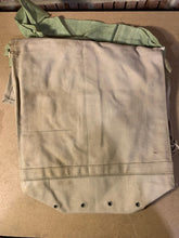 Load image into Gallery viewer, Original WW2 British Army Indian Made Soldiers Gas Mask Bag &amp; Strap - 1943 Dated
