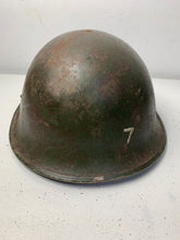 Load image into Gallery viewer, Mk3 Canadian / British Army Original WW2 Turtle Helmet High Rivet
