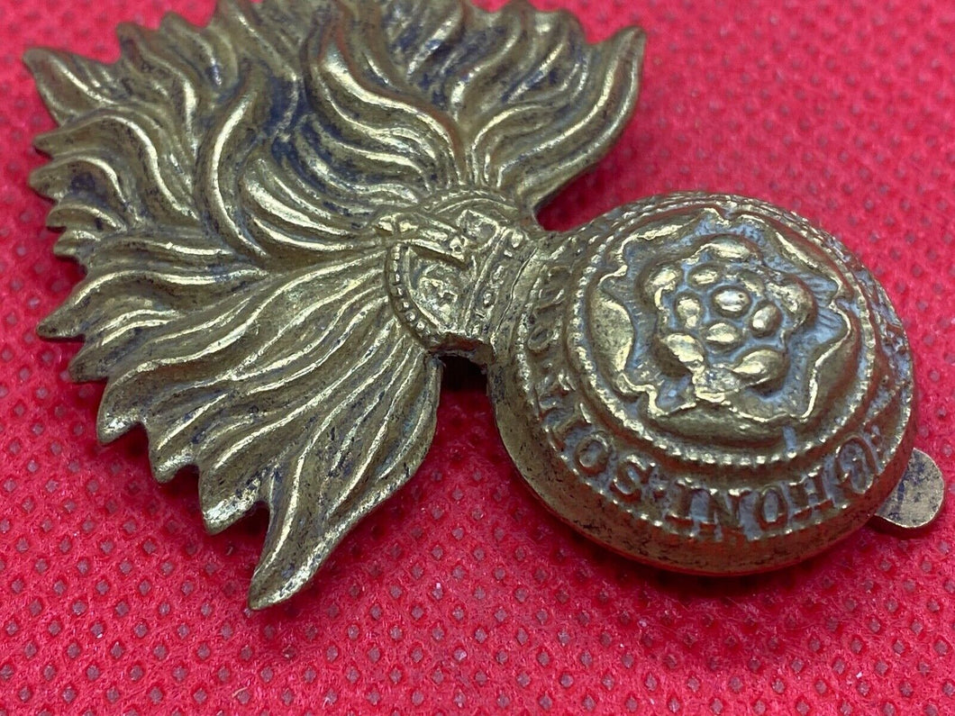 Original British Army CITY OF LONDON FUSILIERS Cap Badge