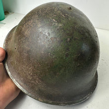 Charger l&#39;image dans la galerie, British / Canadian Army WW2 Mk3 Turtle Helmet 1944 Dated - Original WW2 Helmet
