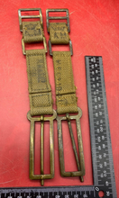 Charger l&#39;image dans la galerie, RARE WW2 British Army - Air Ministry AM Marked 37 Pattern Webbing Brace Adaptors
