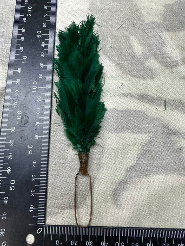 Genuine British Army Green Hackle / Feather Plume