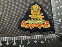 Load image into Gallery viewer, British Army Royal Artillery Bullion Cap / Beret / Blazer Badge - UK Made
