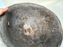 Load image into Gallery viewer, Mk3 Canadian / British Army Original WW2 Turtle Helmet High Rivet
