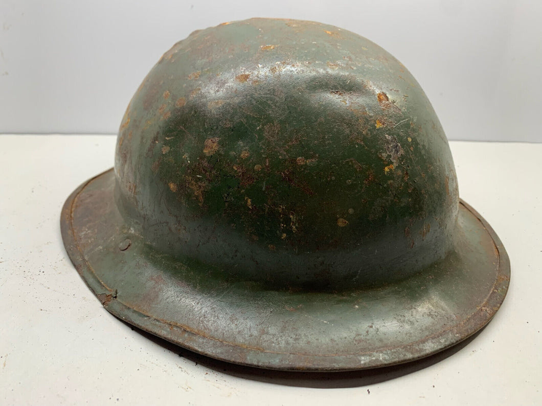 Original British Army Mk1* Brodie Helmet - WW1 / WW2 Combat Sevice Helmet