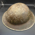 Original WW2 South African Army Mk2 Brodie Helmet - British Style Combat Helmet - The Militaria Shop