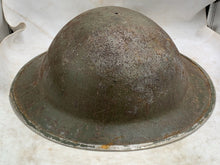 Load image into Gallery viewer, Original WW2 Combat Helmet - British / South African Army Mk2 Brodie Helmet
