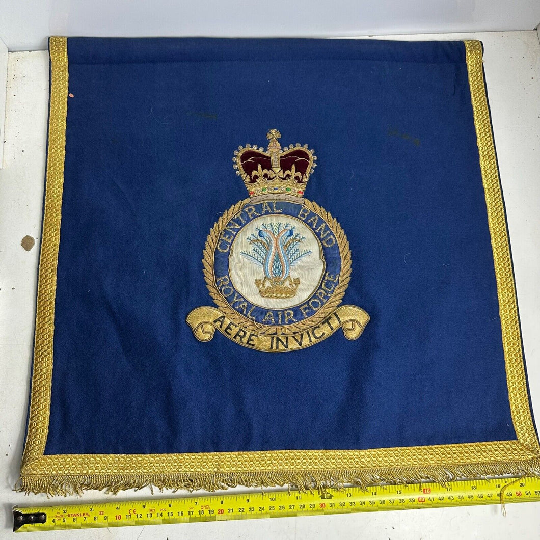 Genuine British Royal Air Force RAF Musicians / Podium Banner - Central Band