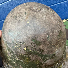 Load image into Gallery viewer, WW2 Canadian Army Mk3 Turtle Helmet - Original Helmet Shell - High Rivet
