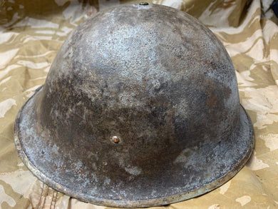 WW2 Mk3 High Rivet Turtle - British / Canadian Army Helmet - Nice Original - The Militaria Shop