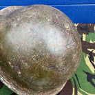 WW2 Canadian Army Mk3 Turtle Helmet - Original Helmet Shell - High Rivet - The Militaria Shop