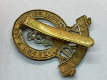 Load image into Gallery viewer, Original WW1 British Army - 15th / 19th Kings Royal Hussars Regiment Cap Badge
