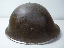 Load image into Gallery viewer, Original WW2 British / Canadian Army Mk3 High Rivet Turtle Army Combat Helmet - The Militaria Shop
