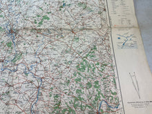 Charger l&#39;image dans la galerie, Original WW2 German Army Map of England / Britain -  Oxford
