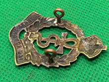Load image into Gallery viewer, WW2 British RAF Royal Air Force Medical Officer&#39;s Brass Cap Badge
