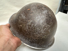 Load image into Gallery viewer, Mk3 Canadian / British Army Original WW2 Turtle Helmet High Rivet
