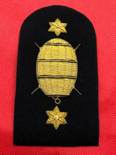 Charger l&#39;image dans la galerie, Genuine British Royal Navy Bullion Badge - Mine Warfare MW 2 Star
