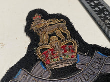 Load image into Gallery viewer, British Army - Victorian Crown Royal Army Pay Corps Bullion Badge. Large Size.
