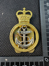 Load image into Gallery viewer, Genuine British Royal Navy Petty Officer PO Cap / Beret Badge - NEW OLD STOCK
