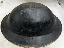 Load image into Gallery viewer, Original WW2 Combat Helmet - British / South African Army Mk2 Brodie Helmet
