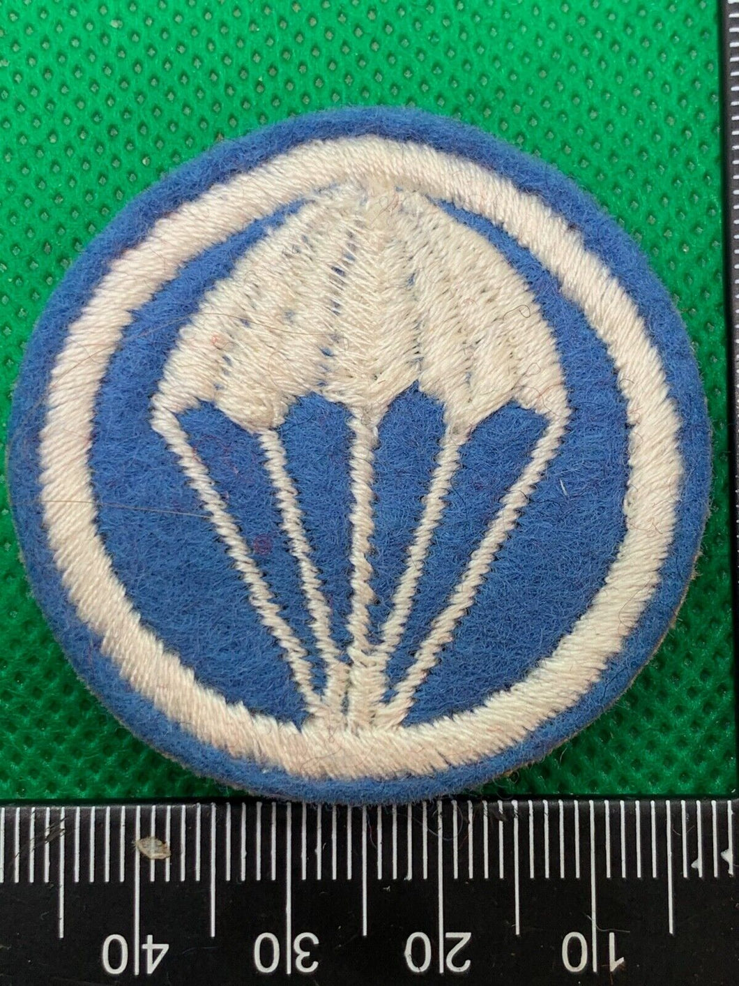 US Army Airborne Paratrooper Garrison Cap Badge - WW2 Pattern