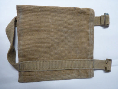 Original WW2 British Army Soldiers Water Bottle Carrier Harness - Dated 1943 - The Militaria Shop