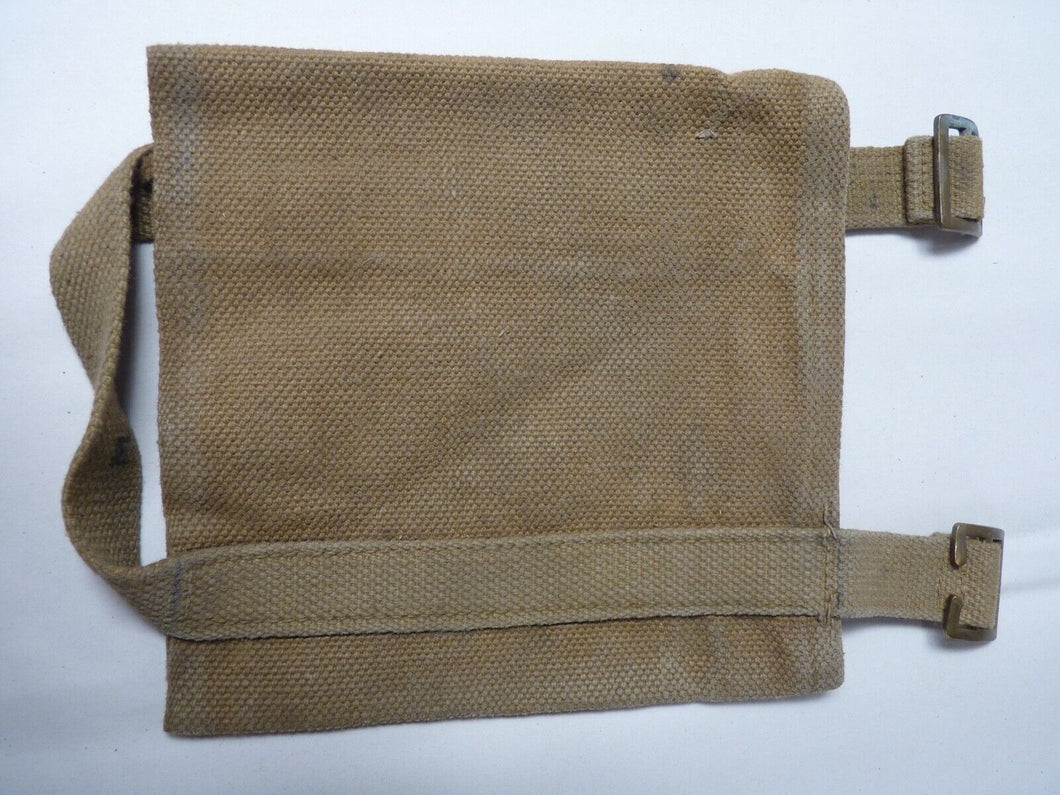 Original WW2 British Army Soldiers Water Bottle Carrier Harness - Dated 1943