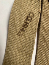 Load image into Gallery viewer, Original WW2 Dated British Army 37 Pattern Webbing L Straps - 1942 Dated
