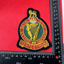 Load image into Gallery viewer, British Army Queen&#39;s Royal Irish Hussars Regiment Embroidered Blazer Badge
