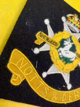 Charger l&#39;image dans la galerie, British Army Notts &amp; Derby Regiment Embroidered Blazer Badge
