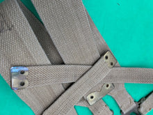 Load image into Gallery viewer, Original WW2 British Army 37 Pattern L Straps -  M.E.Co - 1941 Dated
