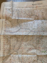 Load image into Gallery viewer, Original War Department British Map - 1960 Dated Map of Wensleydale
