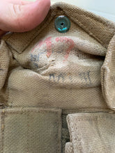 Load image into Gallery viewer, Original WW2 British Army 37 Pattern Webbing Bren Pouch
