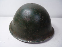 Lade das Bild in den Galerie-Viewer, Original WW2 British Army Mk3 Turtle Army Fire Department Helmet &amp; Liner
