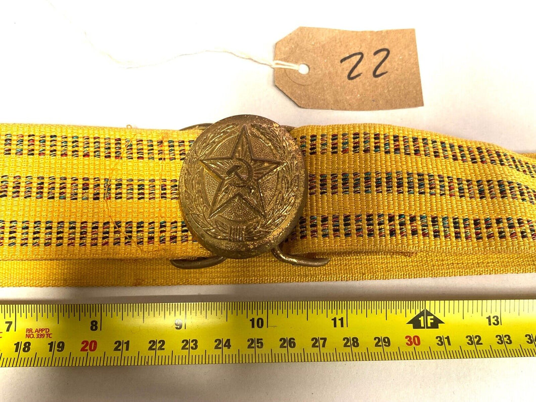 Genuine Russian Army Officers Gilt Brocade Parade Belt and Buckle. Approx 42
