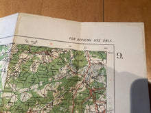 Load image into Gallery viewer, WW1 Era British Army General Staff Map of MARCHE Belgium. Original Map
