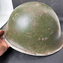 Load image into Gallery viewer, Original WW2 British / Canadian Army Mk3 Combat Helmet &amp; Liner
