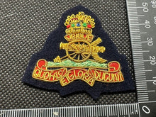 Load image into Gallery viewer, British Army Royal Artillery Bullion Cap / Beret / Blazer Badge - UK Made
