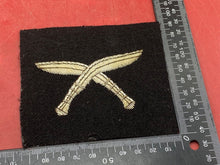 Load image into Gallery viewer, British Army Gurkha Regiment Bullion Blazer Badge.
